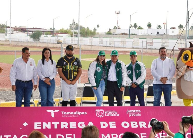 Inauguran renovado campo de béisbol en el ITNL