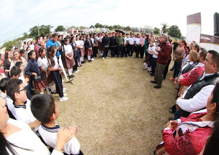 Arranca Gobierno de Altamira construcción de telesecundaria en Fracc. Paseo Real