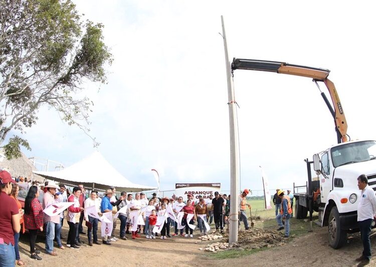 Altamira arranca el año con construcción de Centro Regional Deportivo en el ejido Buenos Aires