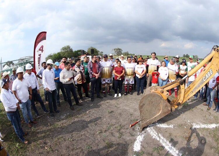 Altamira arranca el año con construcción de Centro Regional Deportivo en el ejido Buenos Aires