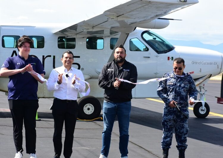 Arrancan operaciones de nuevas rutas de AERUS en Tamaulipas