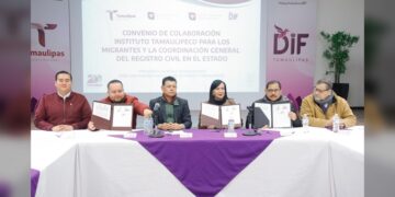 DIF Tamaulipas atestigua firma de convenio del programa doble nacionalidad