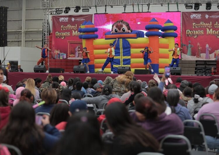 Celebran miles de familias Día de Reyes con Festival del Gobierno de NLD y Sistema DIF