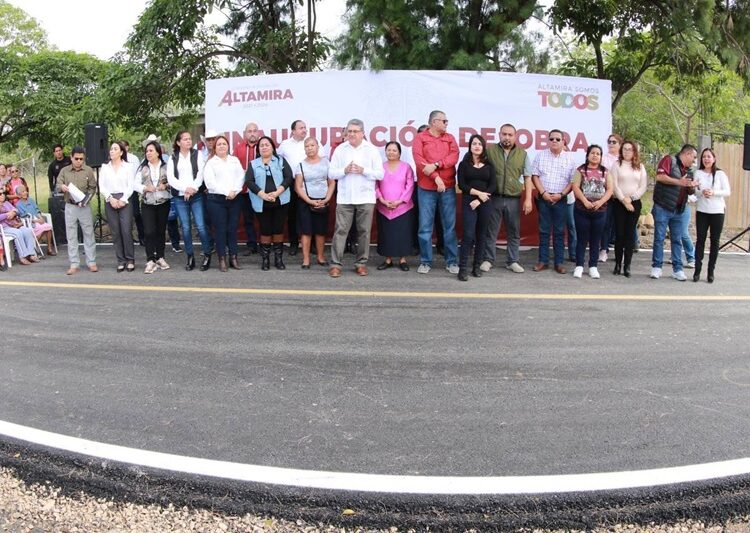 Con obra pública de calidad Gobierno de Armando Martínez la zona rural de Altamira