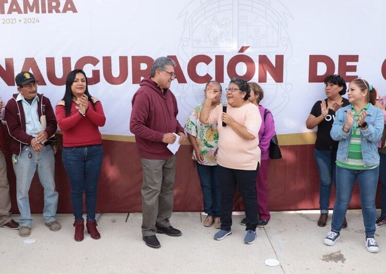 Con obras de pavimentación transforma Armando Martínez la colonia Altamira Sector 3