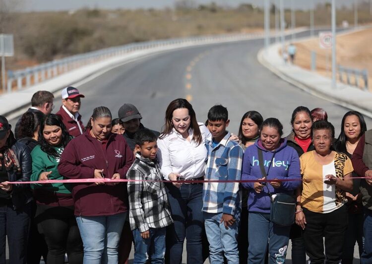 En NLD, entrega Carmen Lilia Eje Vial Río Bravo