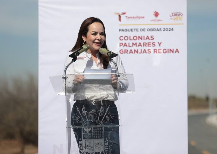 En NLD, entrega Carmen Lilia Eje Vial Río Bravo
