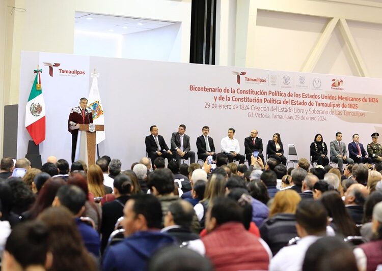 Encabeza Américo conmemoración del Bicentenario de Tamaulipas