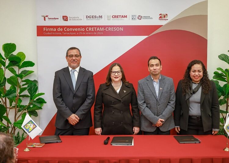 Firma de Convenio entre CRETAM y CRESON