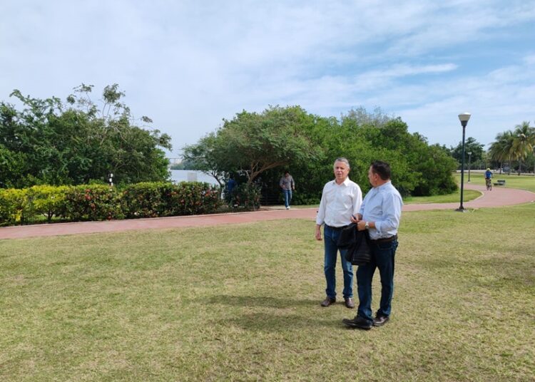 Habrá Continuidad en Modernización del Parque de la Laguna del Carpintero, Asegura Chucho Nader