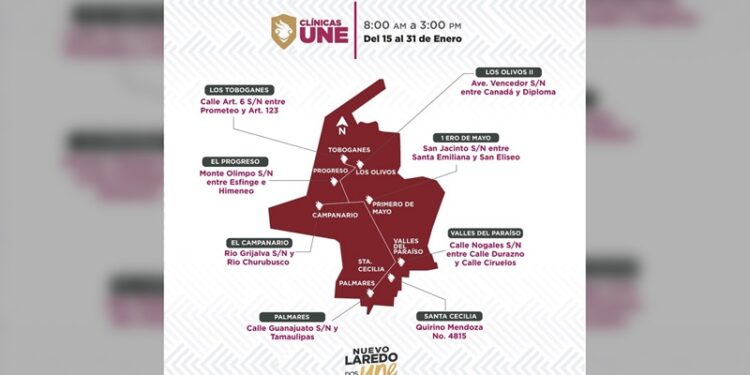 Habrá jornada de vacunación contra la influenza en Clínicas UNE