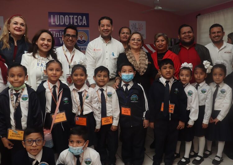 Inaugura Rossy Luque ludoteca en escuela primaria del Sector Miramar