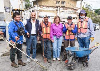 Llevan Rosa González y Pepe Schekaibán Jornada de Limpieza a Zonas Prioritarias