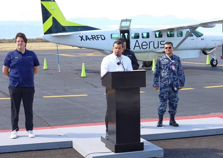 Reconoce Gattás apuesta de AERUS al crecimiento y desarrollo aéreo de Victoria