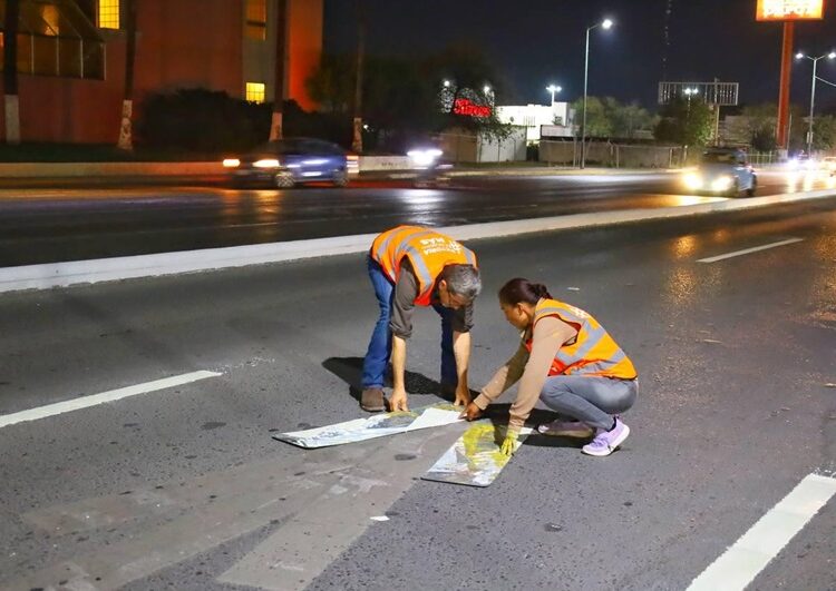 Trabajan horas nocturnas en el embellecimiento de Victoria