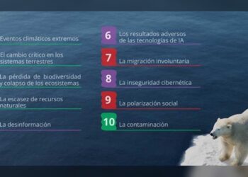 «Top 10 de los riesgos globales para la próxima década» : WEF