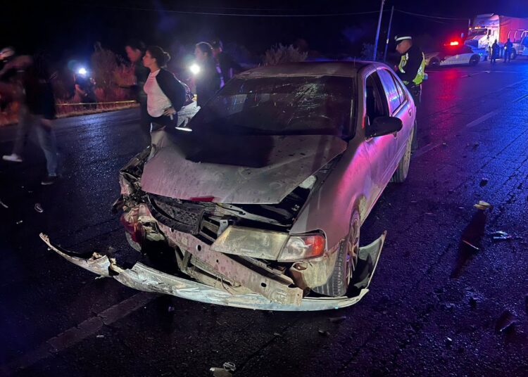 Motociclista muere tras choque frontal contra automóvil en la Victoria Monterrey