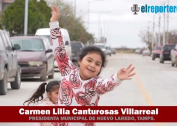 Alcaldesa de Nuevo Laredo entregó obras al poniente de la Ciudad por más de 30 MDP