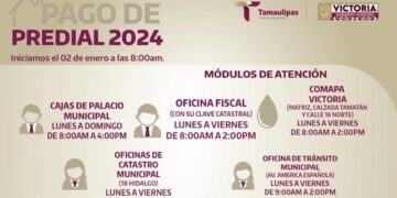 Ciudad Victoria, paga tu predial a tiempo y aprovecha los descuentos.