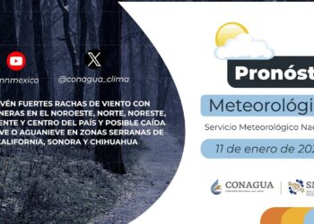 Pronóstico del Tiempo del 11 de enero de 2024