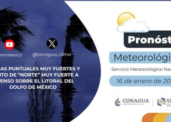 Pronóstico del Tiempo del 17 de enero de 2024