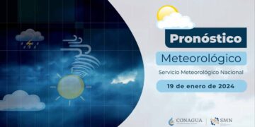 Pronóstico del Tiempo del 19 de enero de 2024