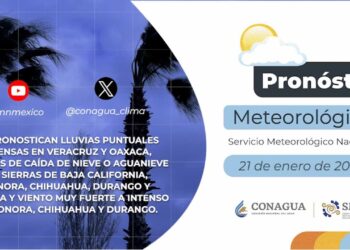 Pronóstico del Tiempo del 21 de enero de 2024