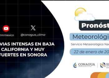 Pronóstico del Tiempo del 22 de enero de 2024