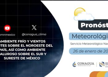 Pronóstico del Tiempo del 26 de enero de 2024