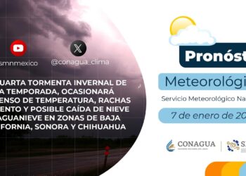 Pronóstico del Tiempo del 7 de enero de 2024