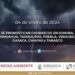 Pronóstico del Tiempo para el 4 de enero de 2024.