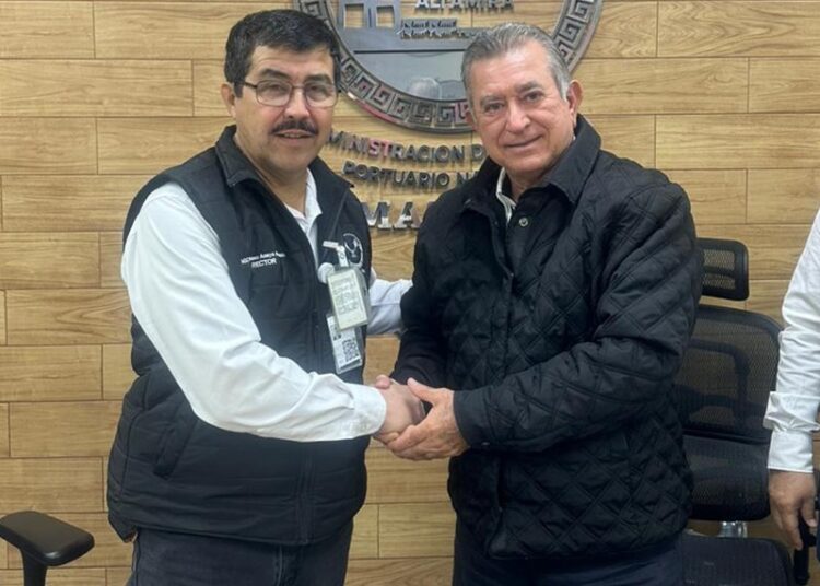 El rector Dámaso Anaya sostiene acuerdos de la UAT con el sistema portuario de Altamira