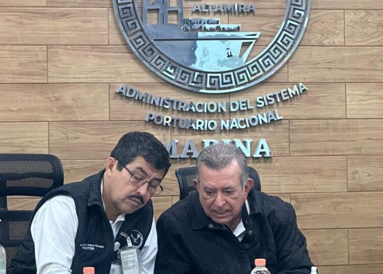 El rector Dámaso Anaya sostiene acuerdos de la UAT con el sistema portuario de Altamira