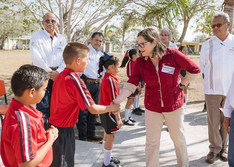 Acudió titular de la SET a la Escuela Primaria “Narciso Mendoza”, en Aldama
