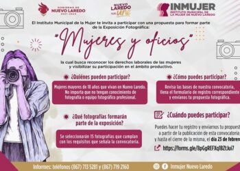 Amplía INMUJER convocatoria para la exposición fotográfica “Mujeres y Oficios”