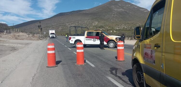 Circulación cerrada en Carretera Federal 101 por movimiento de calderas