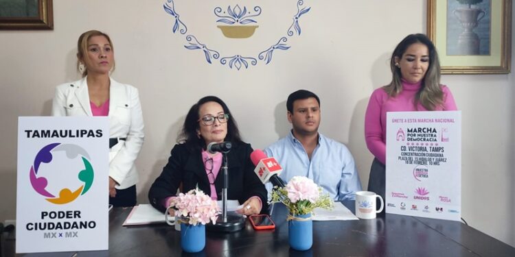 Convocan en Tamaulipas a Marcha de defensa del INE