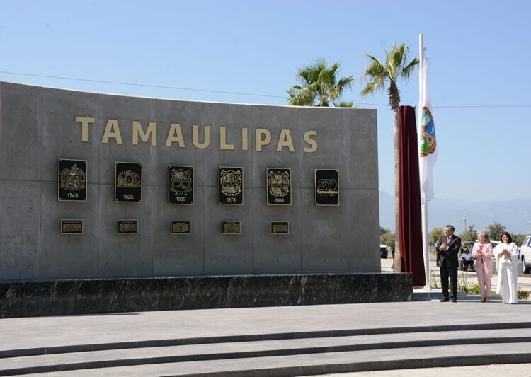 Devela gobernador muro del Bicentenario de Tamaulipas