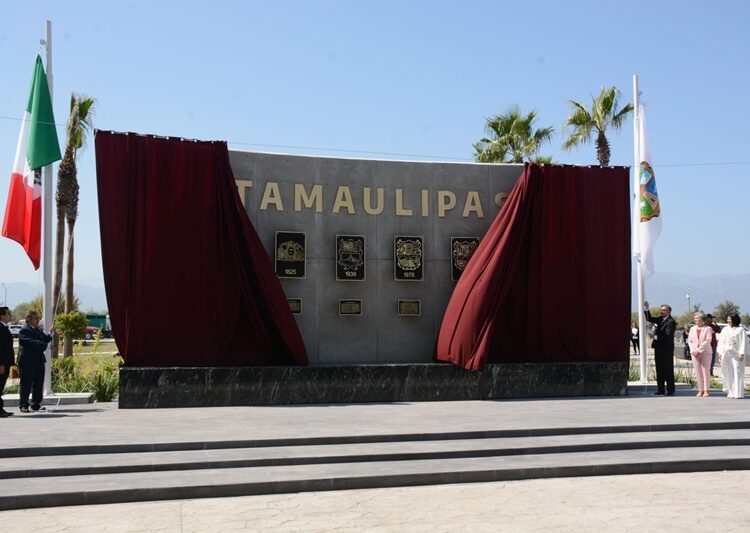 Devela gobernador muro del Bicentenario de Tamaulipas