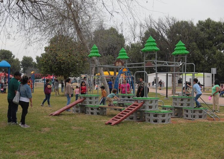 Disfrutan familias de gran fiesta por reapertura y transformación del Parque Viveros