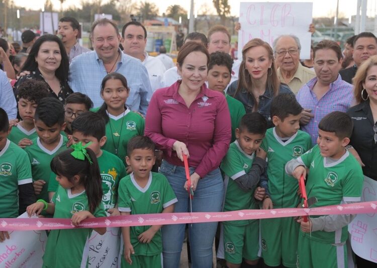 Entrega Carmen Lilia rehabilitación de «El Laguito»