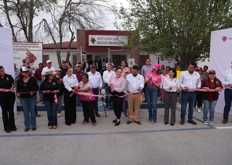 Entrega alcaldesa Carmen Lilia dispensario médico a vecinos de la Nueva Era
