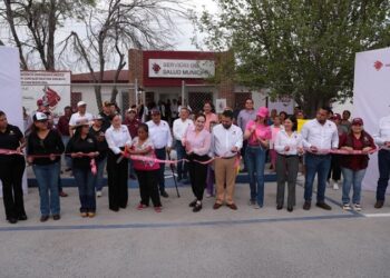 Entrega alcaldesa Carmen Lilia dispensario médico a vecinos de la Nueva Era
