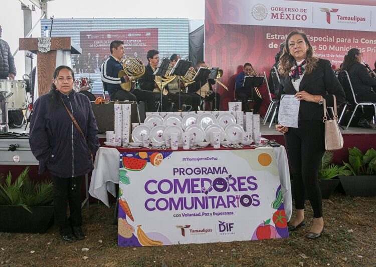 Equipa DIF Tamaulipas 2 mil desayunadores escolares y comedores comunitarios