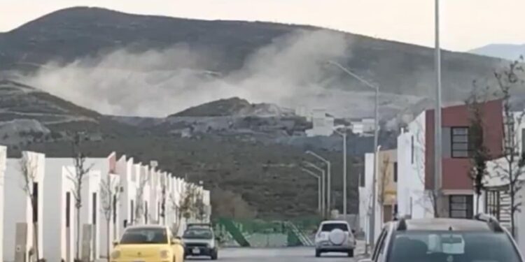 Fuerte estruendo en zona norponiente de Monterrey