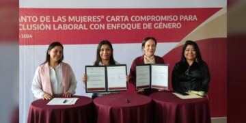 Firman carta compromiso NLD y Estado para impulsar a mujeres en sector laboral