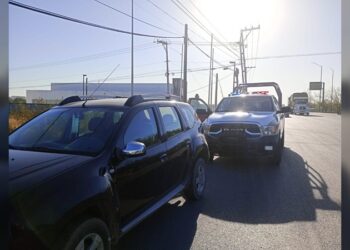 Guardia Estatal recupera vehículo robado en Ciudad Victoria