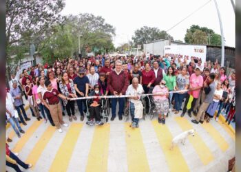 Inaugura Alcalde de Altamira vialidades pavimentadas en múltiples sectores