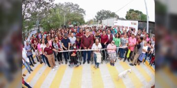Inaugura Alcalde de Altamira vialidades pavimentadas en múltiples sectores