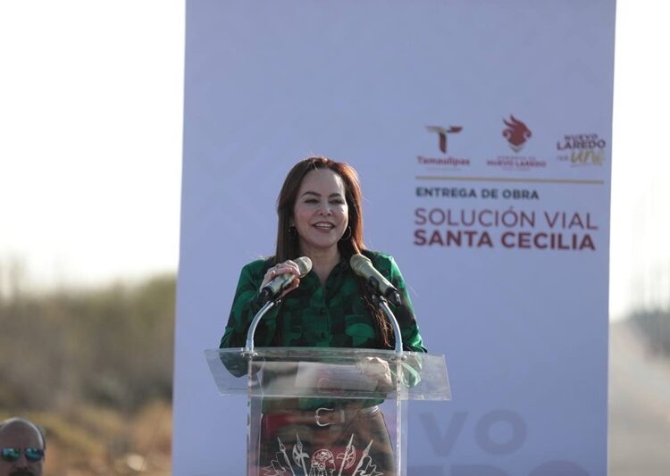 Inaugura Alcaldesa Carmen Lilia nueva solución vial